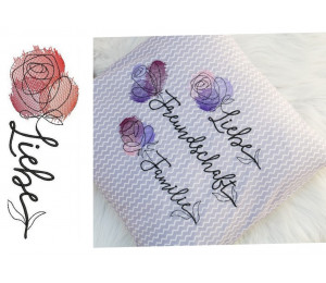 Stickserie - Rose Liebe